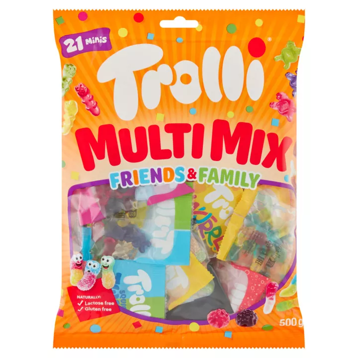 Jelly candy TROLLI MULTIMIX, 500g