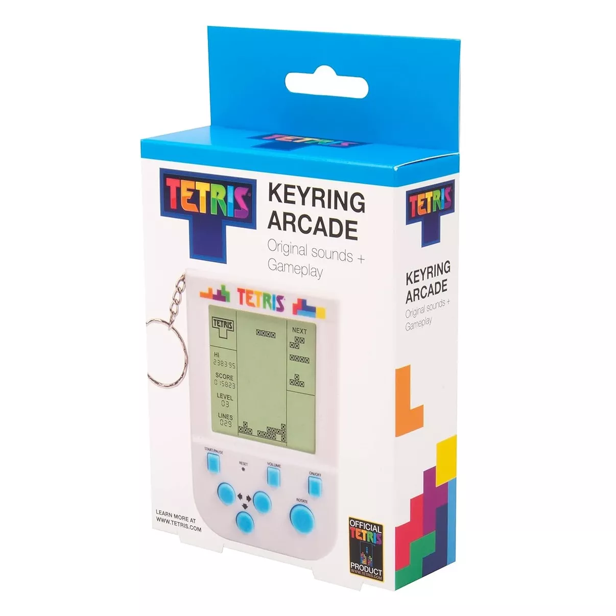 Keychain game TETRIS MINI RETRO