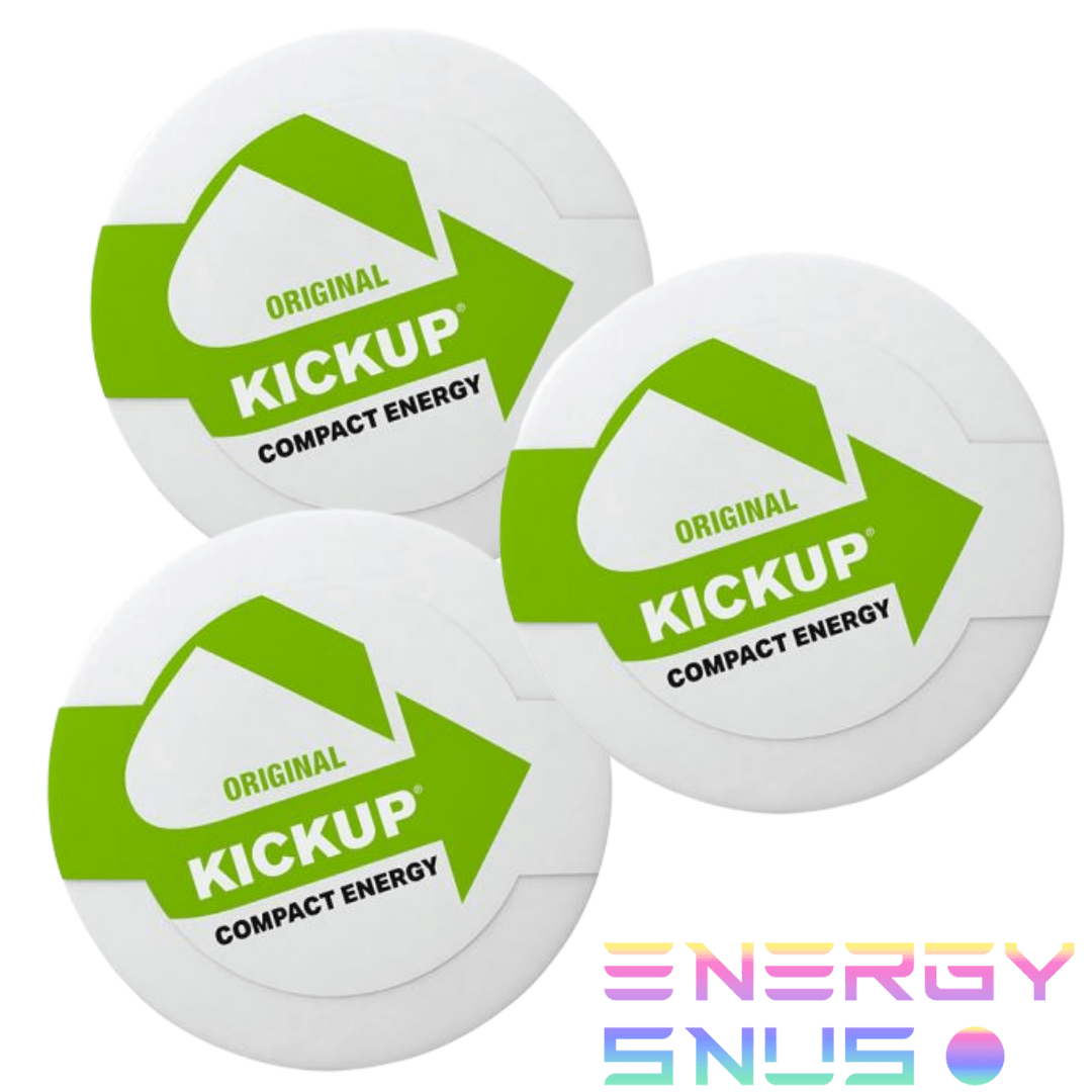 Kickup Original Compact Energy Snus 3pack