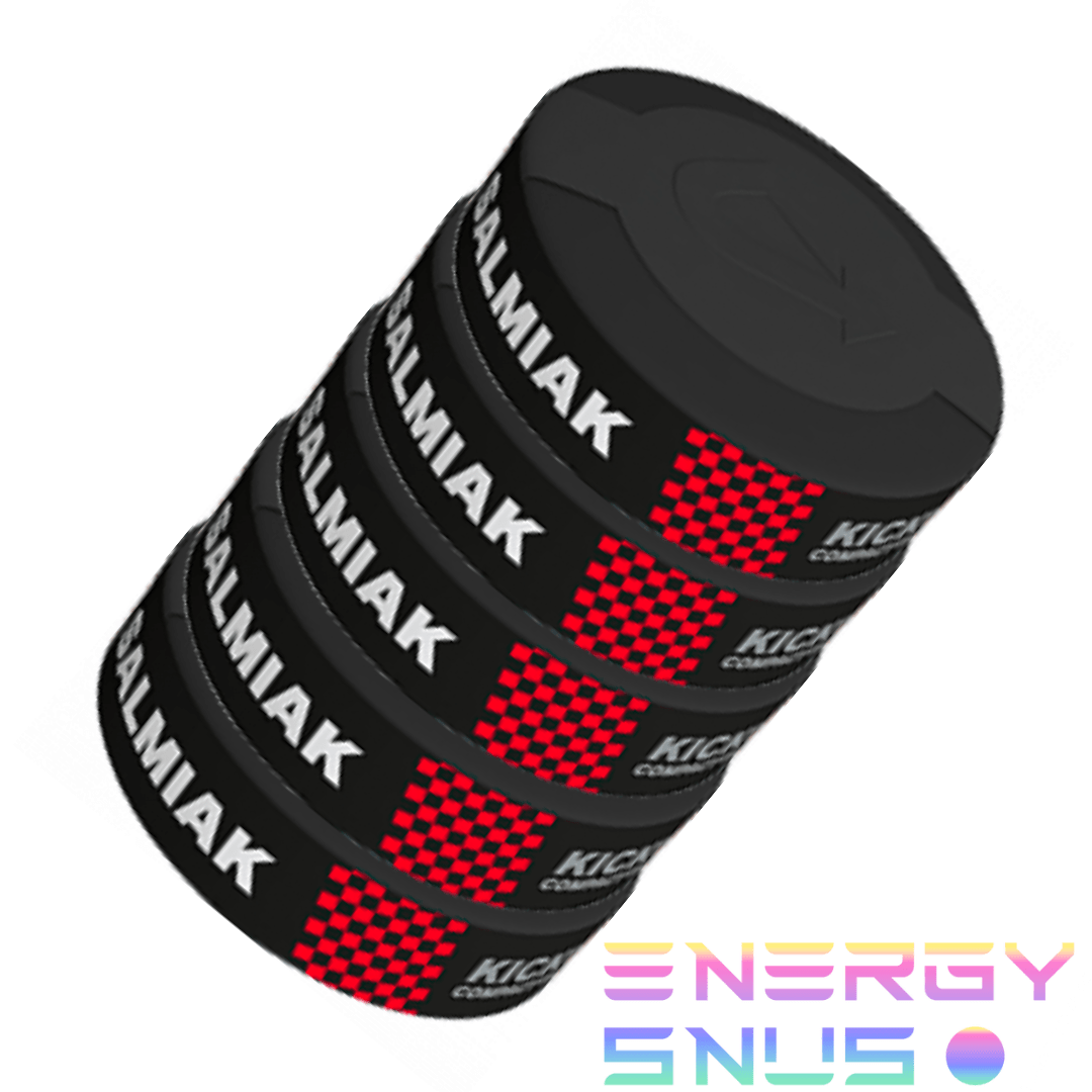 Kickup Salmiak Nicotine Free Snus 5pack