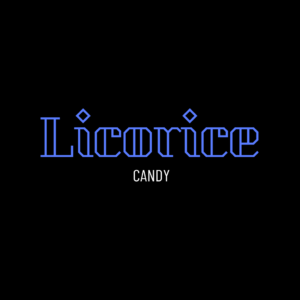 Licorice candy