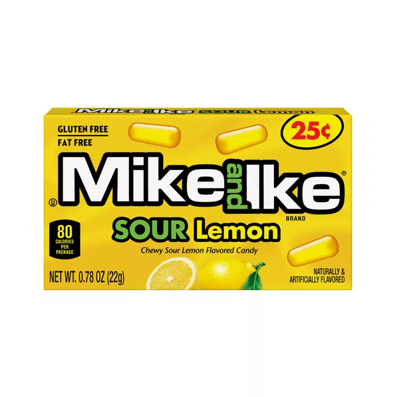 MIKE AND IKE SOUR LEMON, 22g