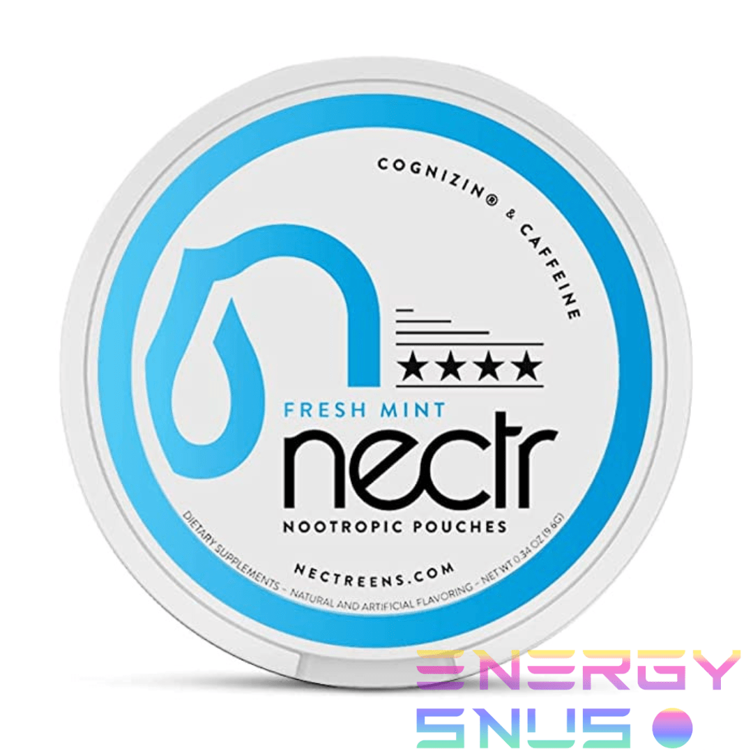 Nectr Fresh Mint Nootropic Energy Pouches