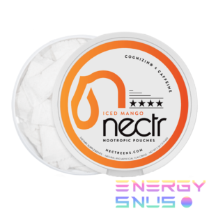 Nectr Ice Mango Nootropic Energy Pouches