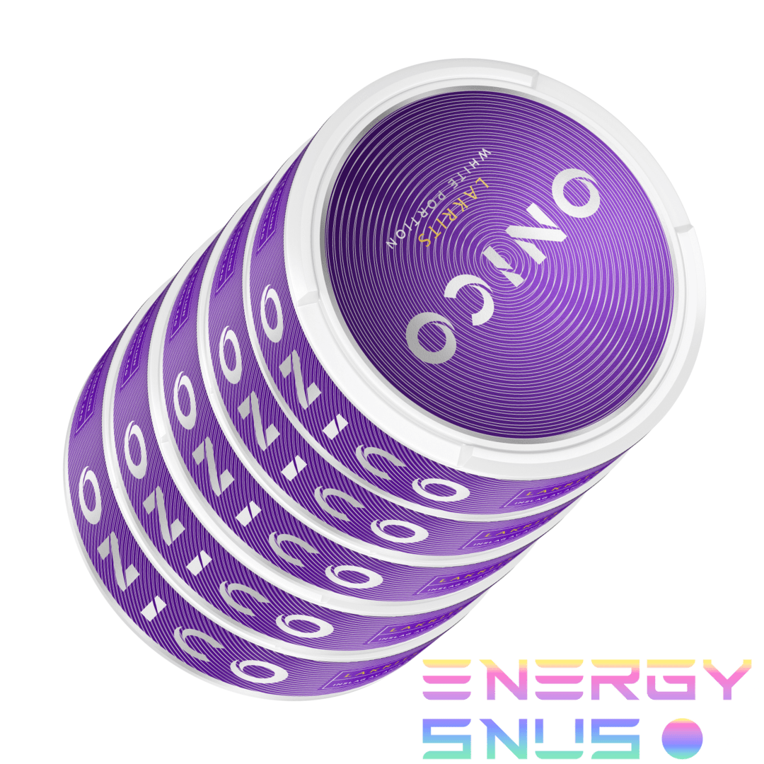 Onico Licorice White Nicotine Free Snus 5pack