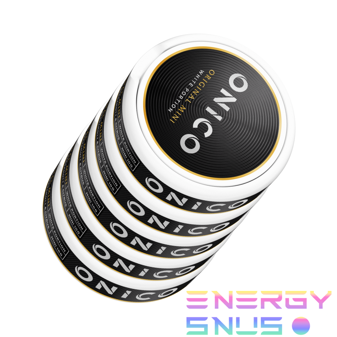 Onico Mini White Nicotine Free Snus 5pack