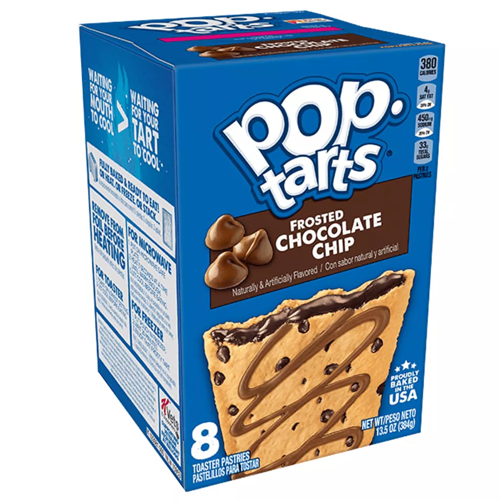 POP-TARTS CHOCOLATE CHIP, 384g