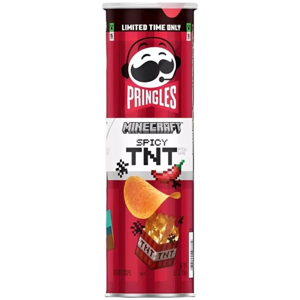 PRINGLES MINECRAFT SPICY TNT, 158g