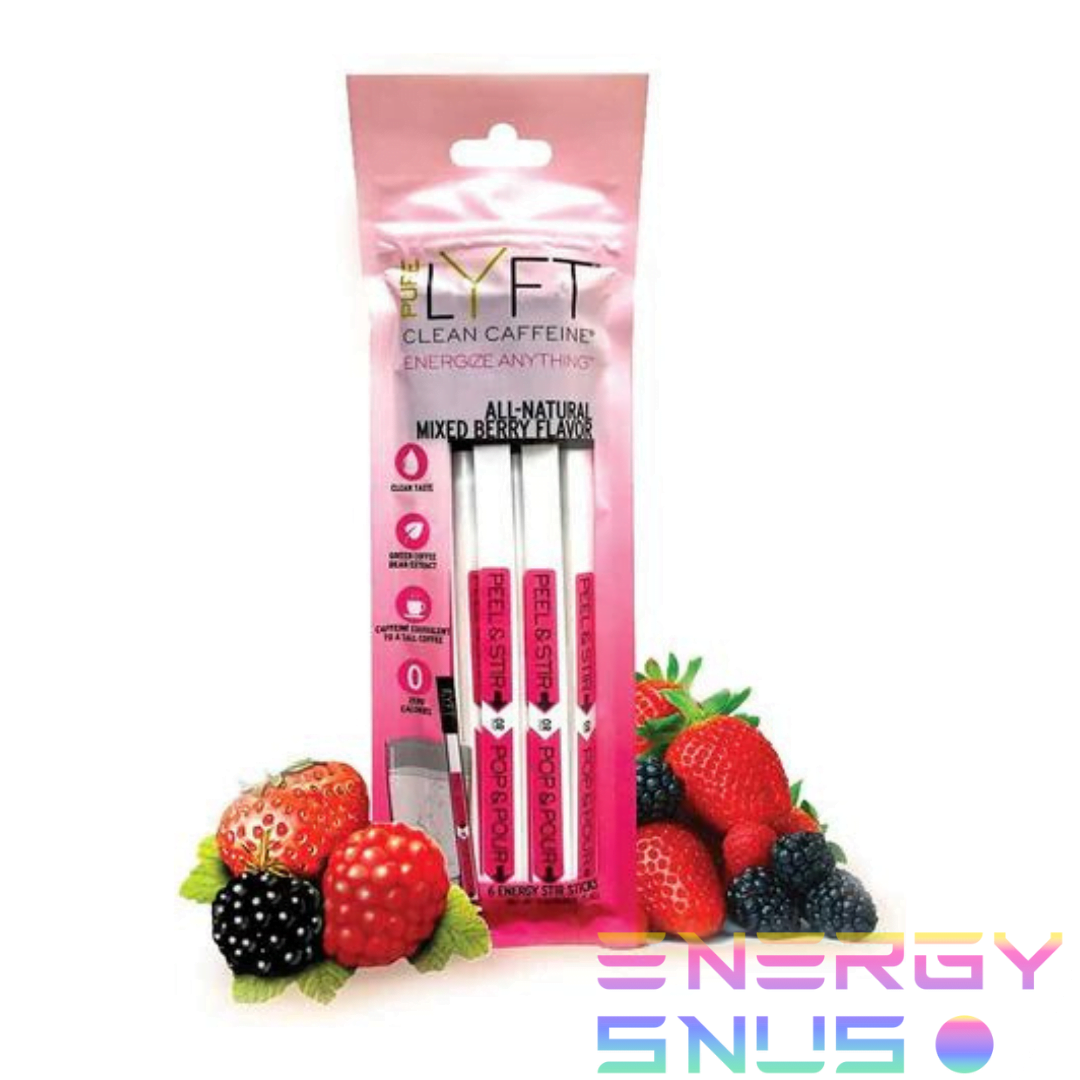 Pure LYFT, Clean Caffeine, All Natural Mixed Berry