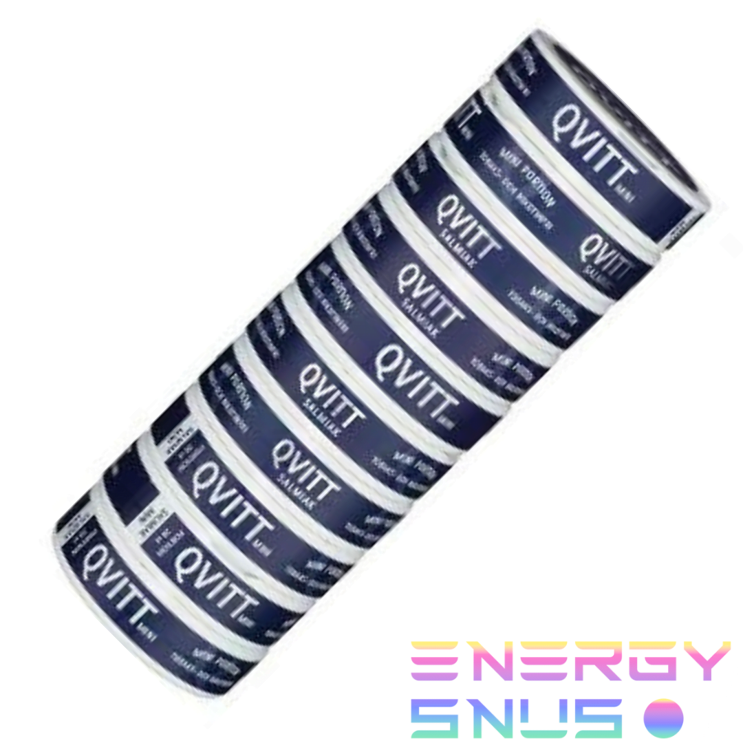 QVITT Salmiak MINI Portion Snus 10pack