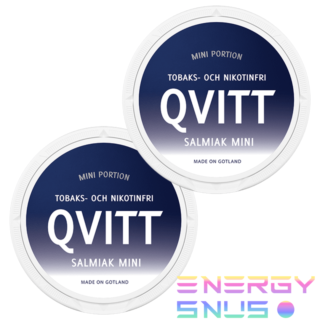 QVITT Salmiak Mini Portion Double Pack