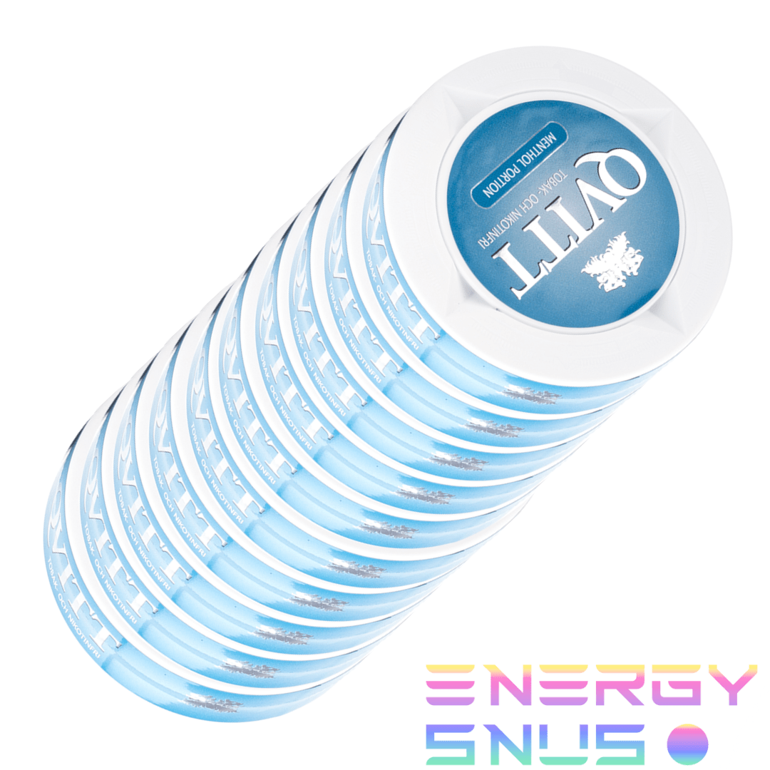 Qvitt Menthol Nicotine Free Snus 10pack