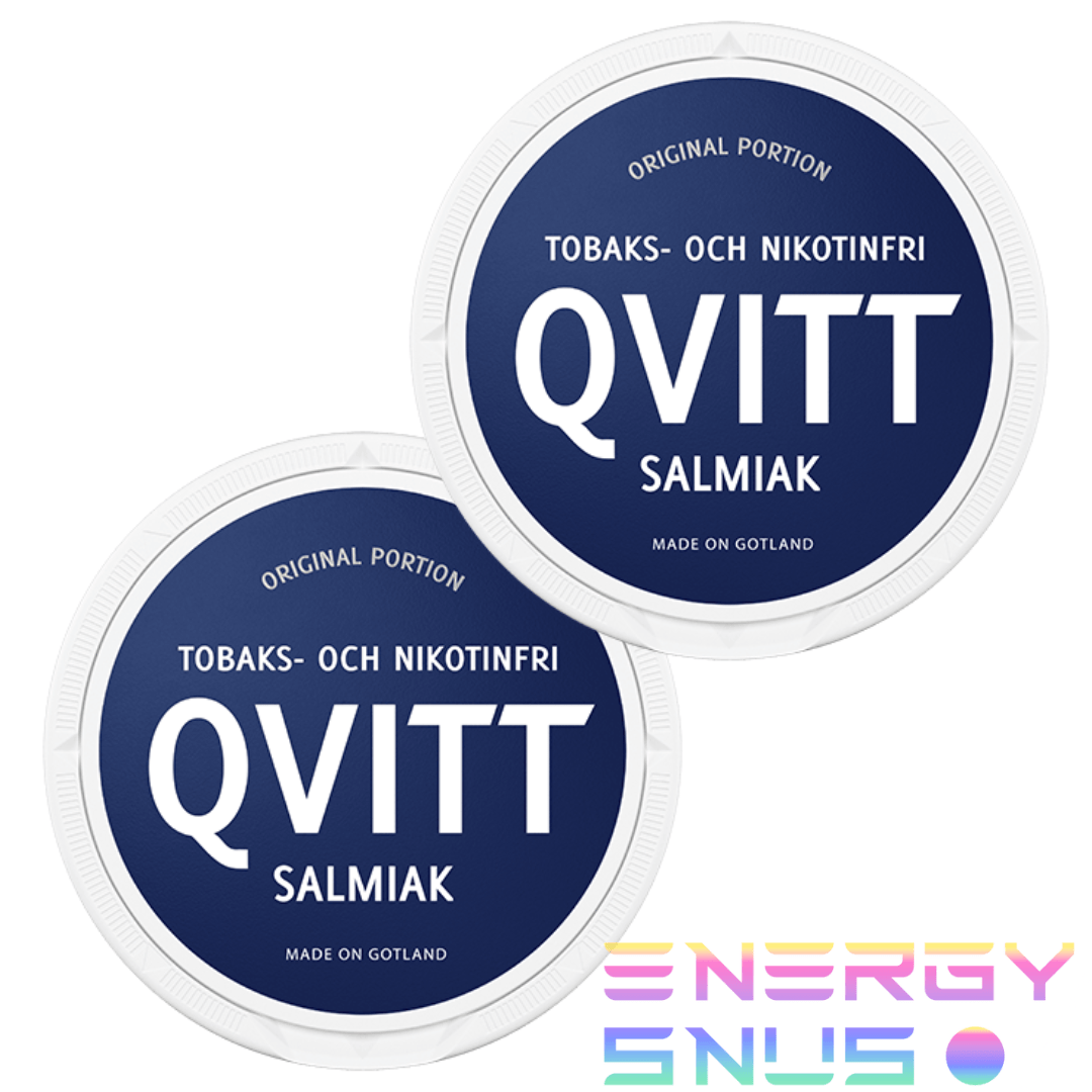 Qvitt Salmiak Original Portion Double Pack