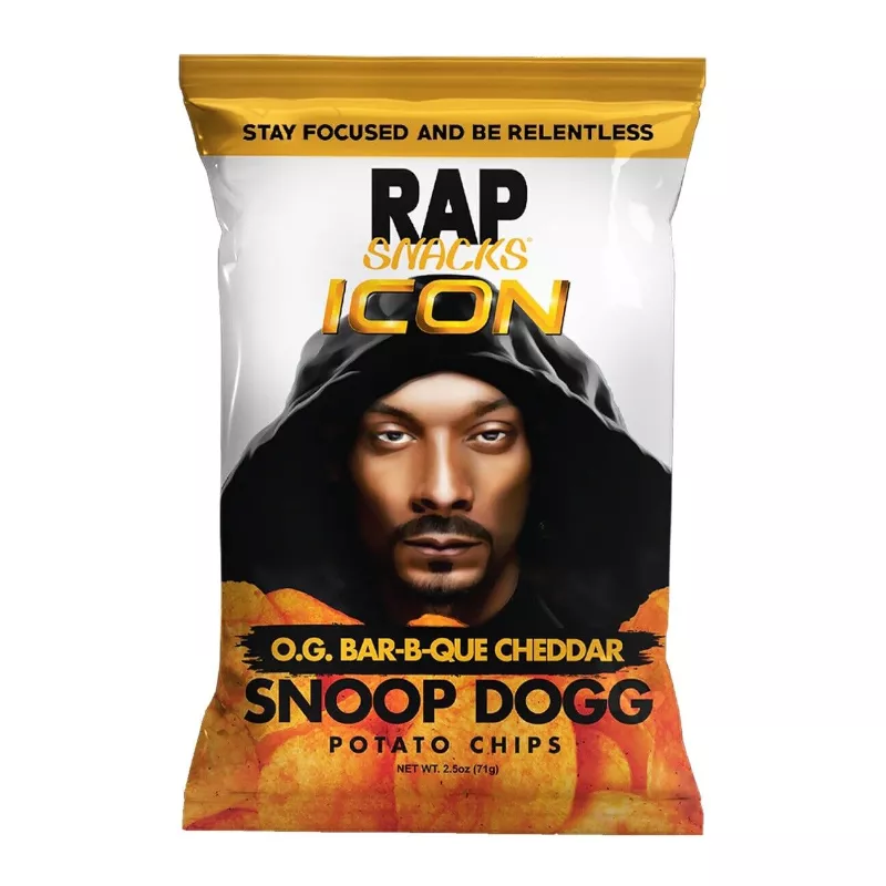RAP SNACKS SNOOP DOGG O.G. BAR-B-QUE CHEDDAR 71g
