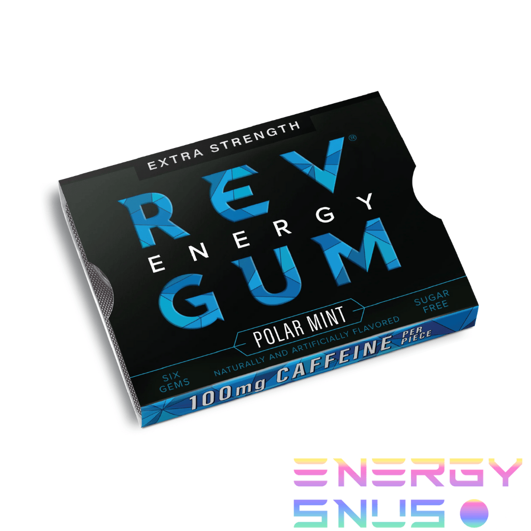 Rev Energy Gum POLAR MINT EXTRA STRENGTH