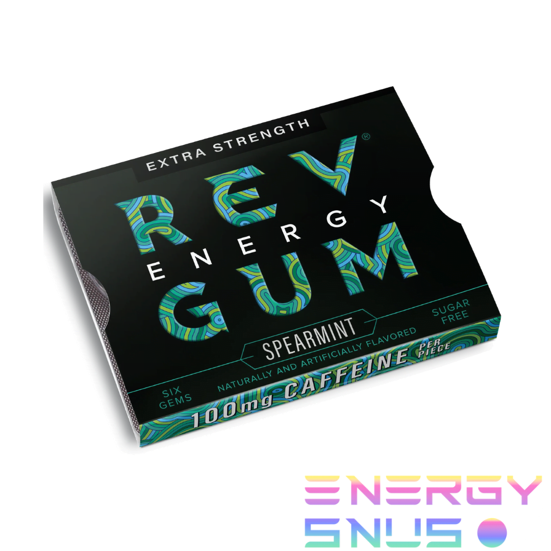 Rev Energy Gum SPEARMINT EXTRA STRENGTH