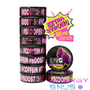 SCOOPER Energy Cool Grapefruit Extra Strong 80mg 10pack