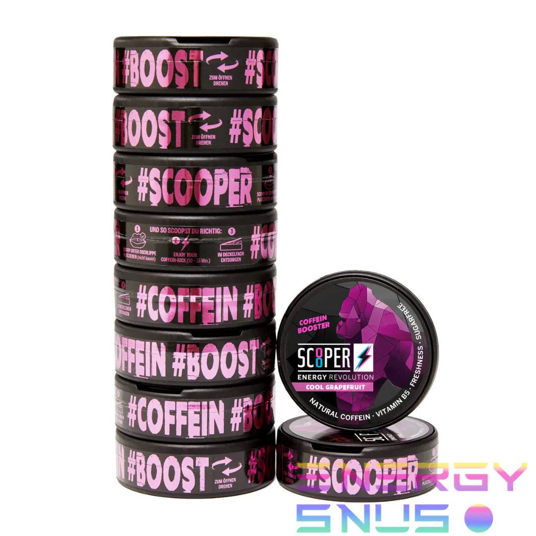 SCOOPER Energy Cool Grapefruit Snus 10pack
