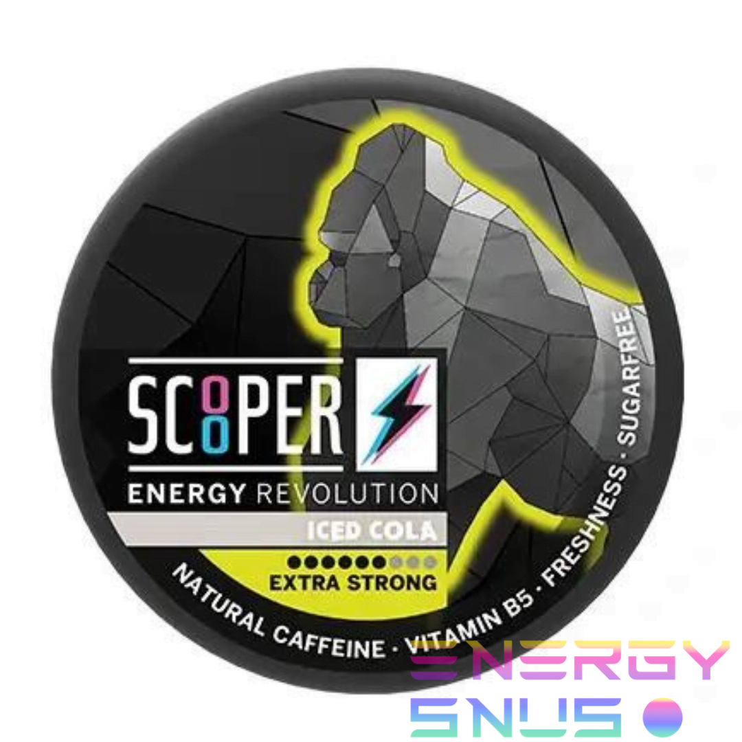 SCOOPER Energy Iced Cola Extra Strong 80mg