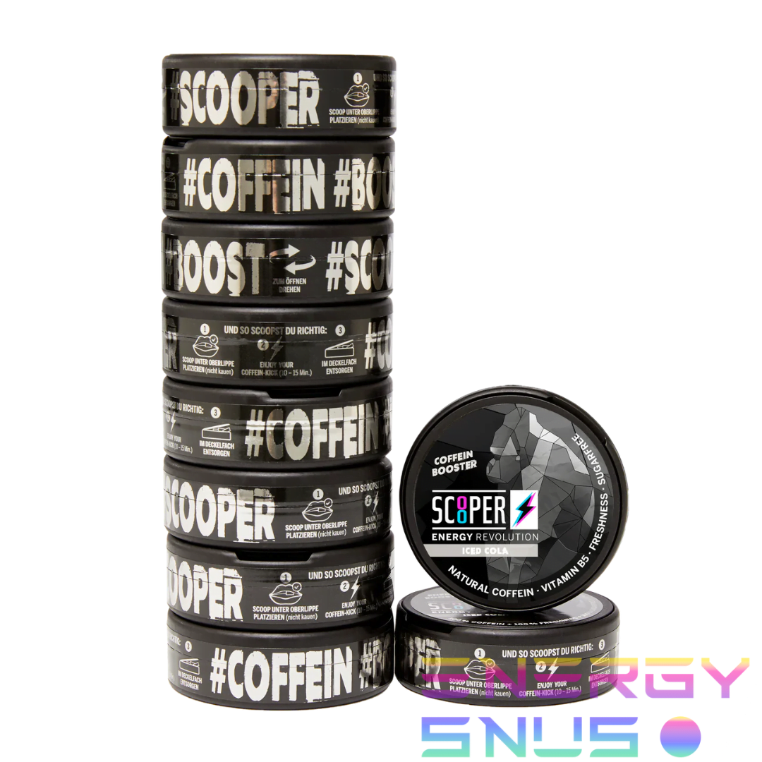 SCOOPER Energy Iced Cola Snus 10pack