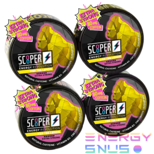 SCOOPER Energy Iced Tea Lemon Extra Strong 80mg 4pack