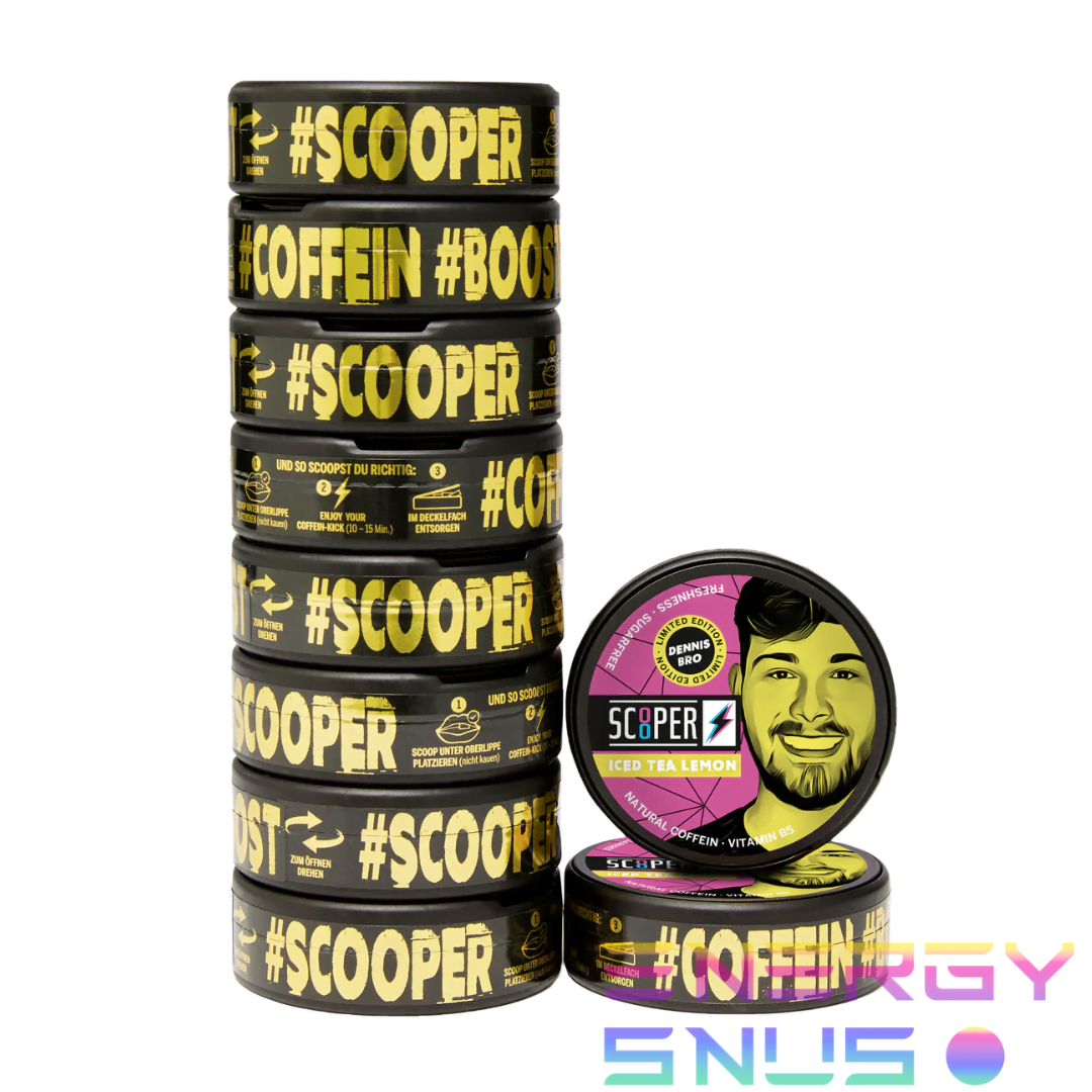 SCOOPER Energy Iced Tea Lemon Snus 10pack