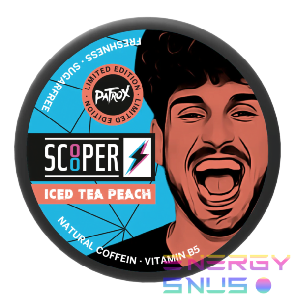 SCOOPER Energy Iced Tea Peach