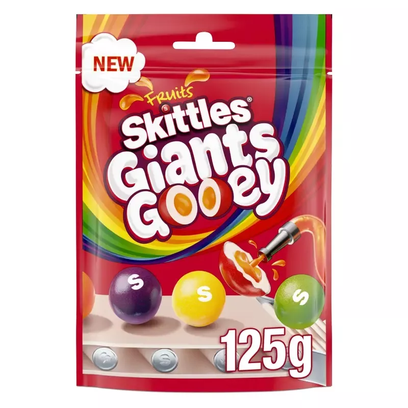 SKITTLES GIANTS GOOEY, 125g