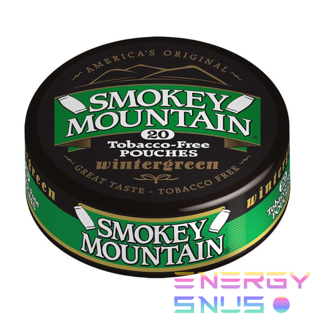 Smokey Mountain WINTERGREEN POUCHES ORIGINAL DIP CHEW