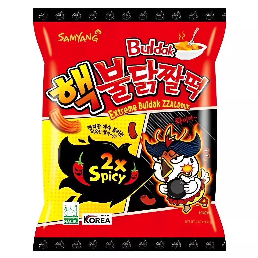 Snacks SAMYANG ZZALDDUK (BULDAK 2x SPICY), 80g