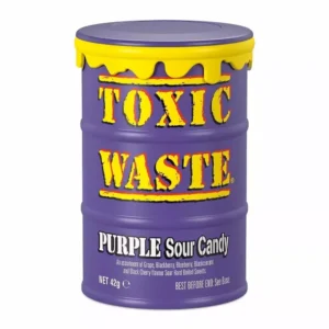 Sour candies TOXIC WASTE (PURPLE DRUM), 42g