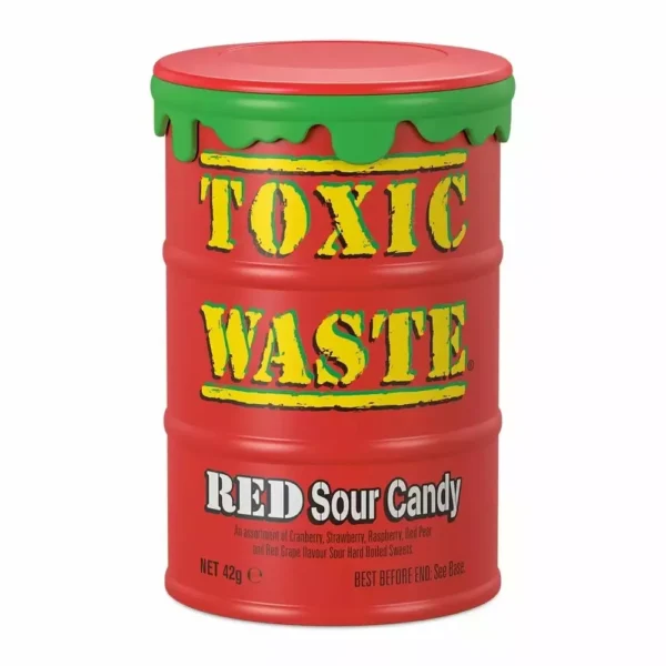 Sour candies TOXIC WASTE (RED DRUM), 42g