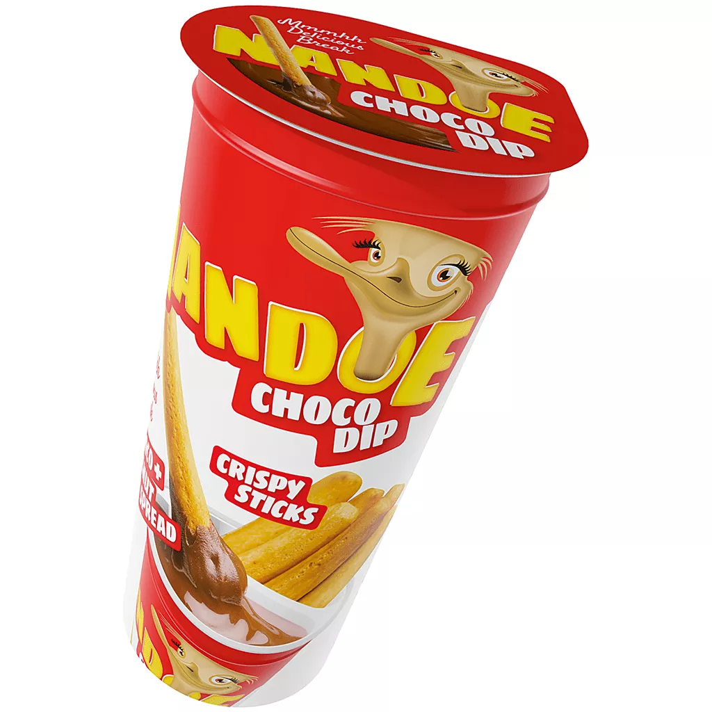 Sticks with hazelnut cream NANDOE, 45g