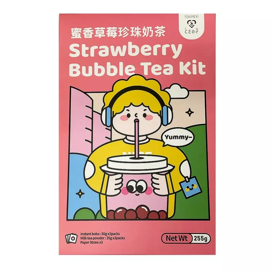 TOKIMEKI STRAWBERRY Bubble tea set, 255g