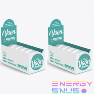 VOON Cool Spearmint Mini All White CBD Snus Pouches 10pack