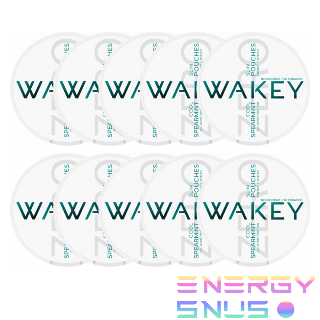 WAKEY Zero Spearmint Cool Snus 10pack