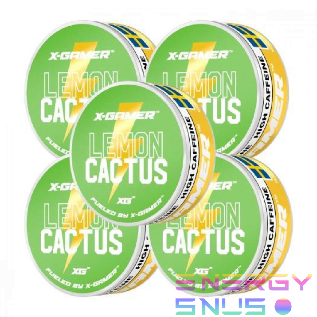 X Gamer Energy Pouches Lemon Cactus 5Pack