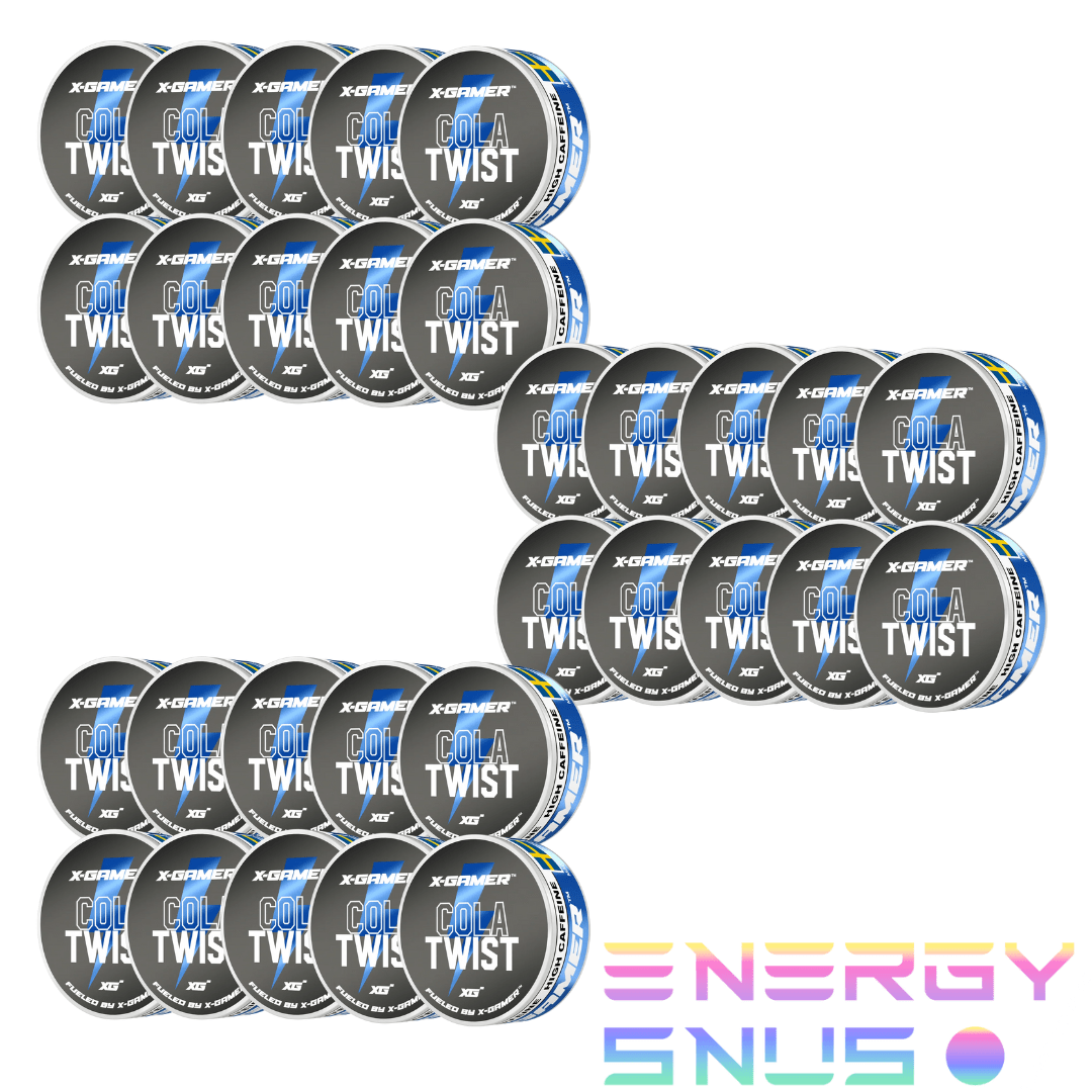 X Gamer Energy Pouches Mega Cola Twist 30Pack