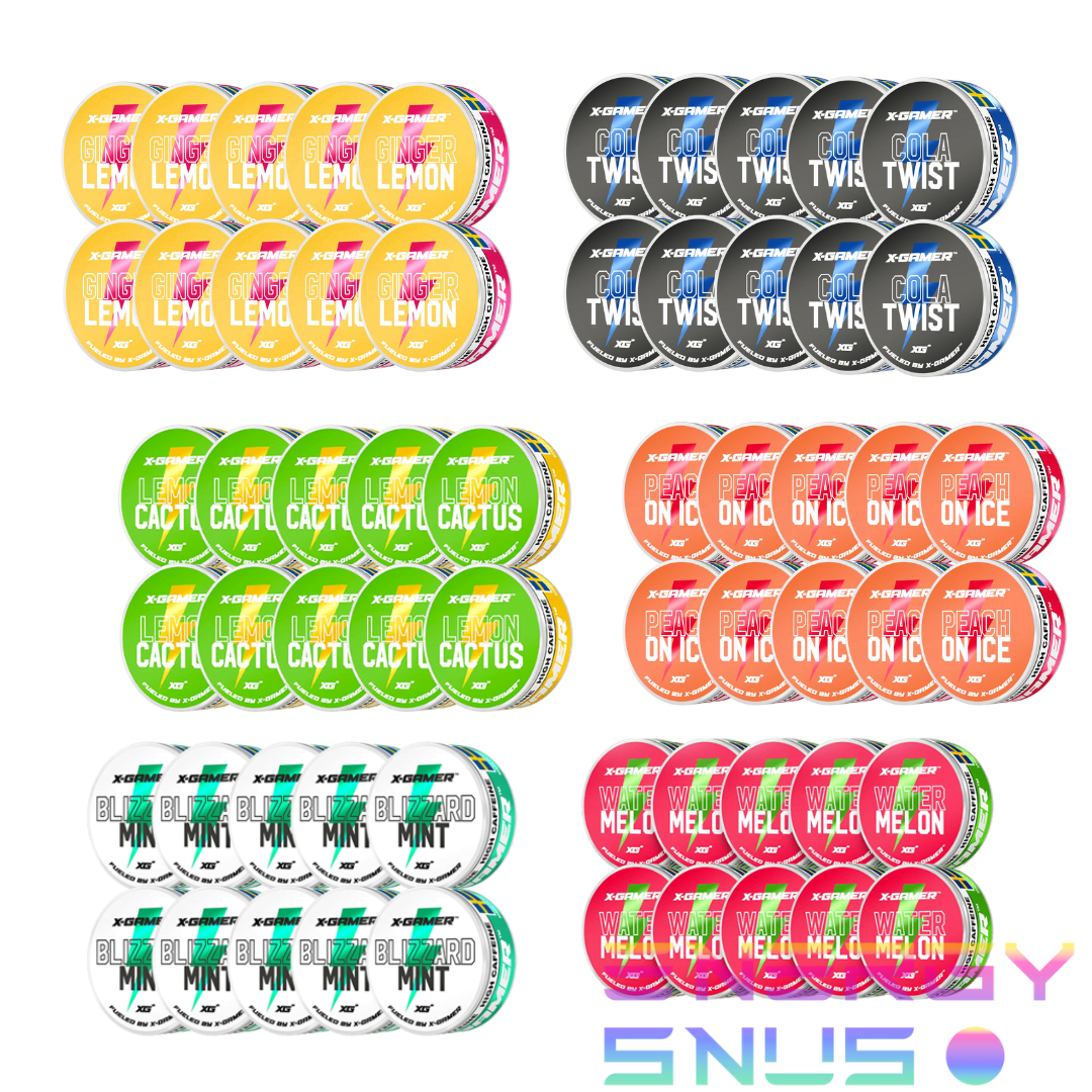 X Gamer Energy Pouches Mega Trial 60Pack