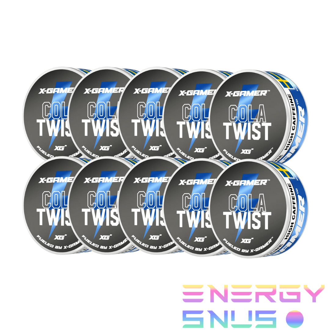 X-Gamer Energy Pouches – Cola Twist 10pack