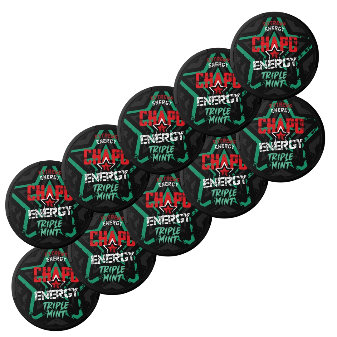 Chapo Energy Triple Mint 10pack