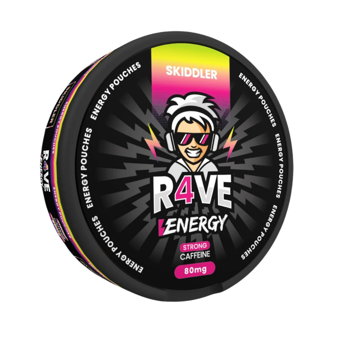 SKIDDLER STRONG 80 MG ENERGY POUCHES