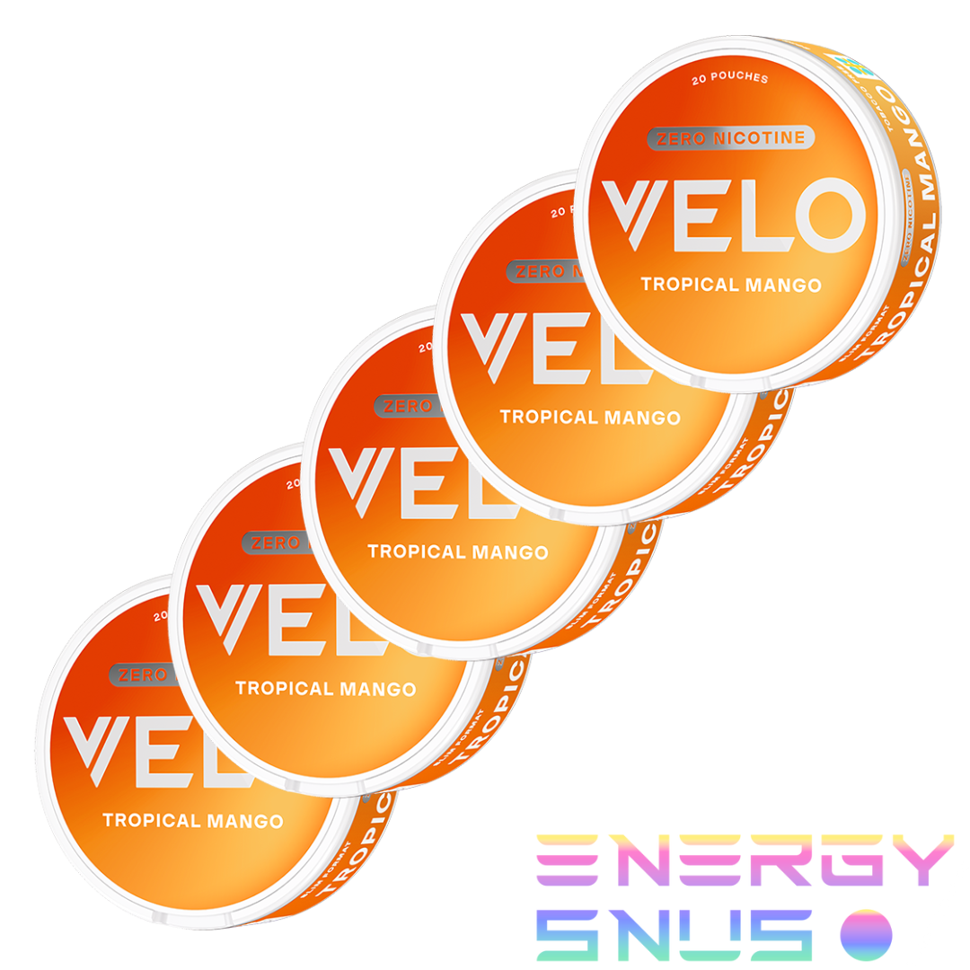 VELO Tropical Mango Zero 5pack