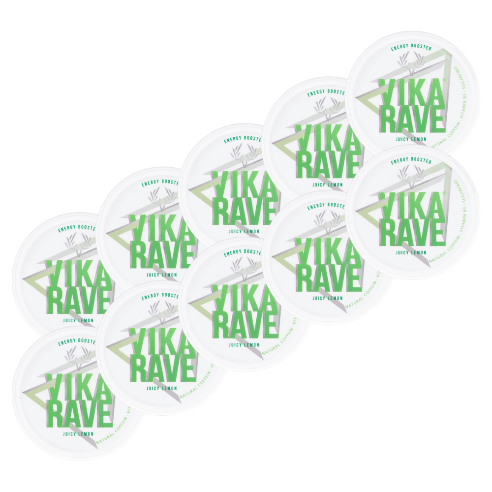 VIKA RAVE JUICY LEMON 10pack
