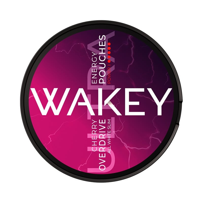 WAKEY Cherry Overdrive Energy Pouches
