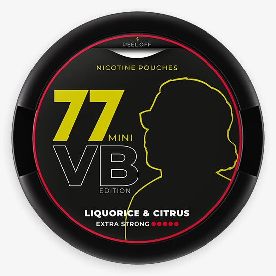 77 VB Edition Mini Liquorice & Citrus Extra Strong
