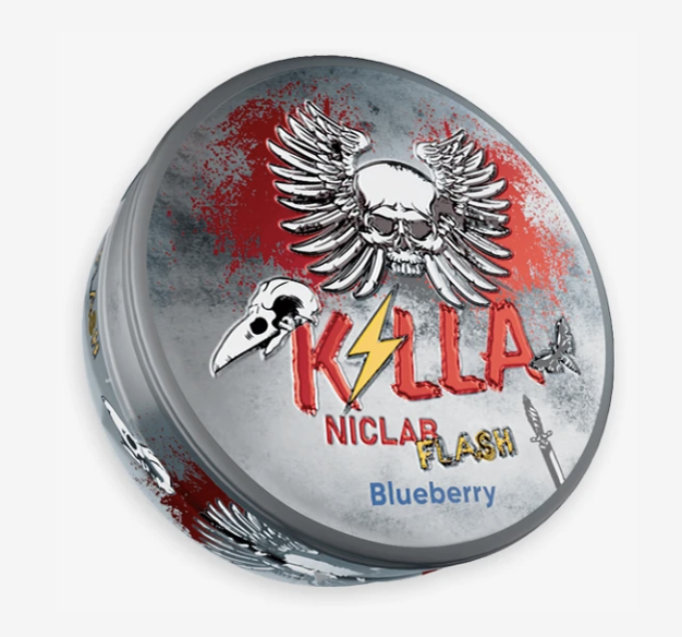 KILLA FLASH Blueberry 4mg (4MG/POUCH)