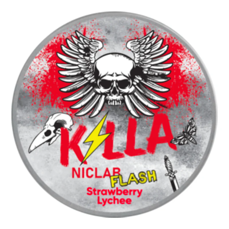 KILLA FLASH Strawberry Lychee 4mg (4MG/POUCH)