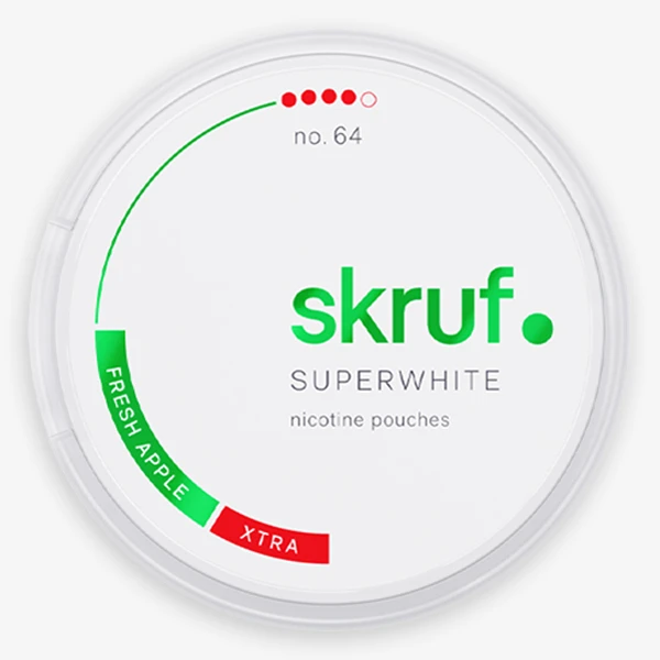 Skruf Superwhite No.64 Fresh Apple Xtra Strong