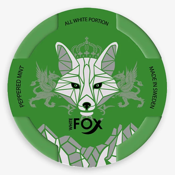 White Fox Peppered Mint Slim All White